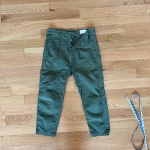 Army green Citizens of Humanity Surplus Pants